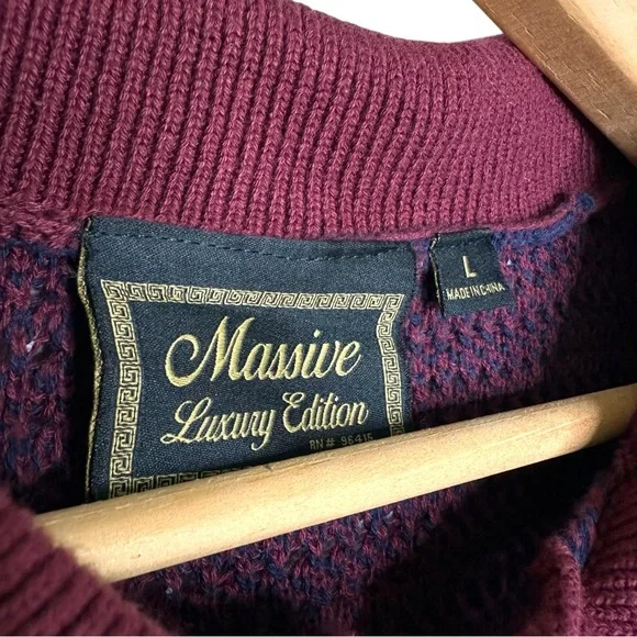 Massive Luxury Knitted Button Down Polo Shirt - Picture 6 of 7